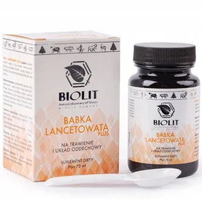 Biolit Babka lancetowata Plus Na trawienie i układ oddechowy 75 ml - Herbata - miniaturka - grafika 1