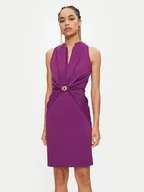 Sukienki - Rinascimento Sukienka koktajlowa CFC0120270003 Fioletowy Regular Fit - miniaturka - grafika 1
