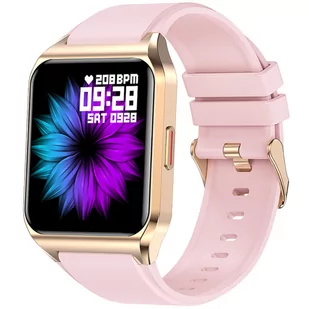 Rubicon RNCE89 Różowy - Smartwatch - miniaturka - grafika 1
