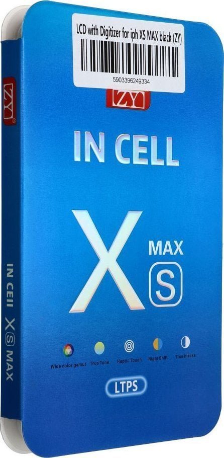 OEM Wyświetlacz do iPhone Xs Max z ekranem dotykowym czarnym ZY-LTPS
