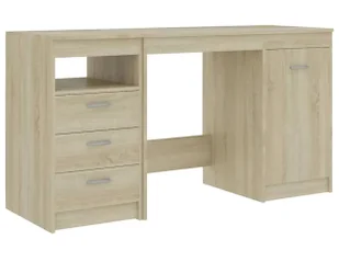 Elior Funkcjonalne biurko w kolorze dąb sonoma R4-Z16 - Biurka Elior Funkcjonalne biurko w kolorze dąb sonoma R4-Z16 - Biurka - miniaturka - grafika 1