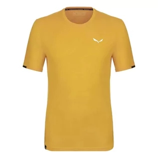 Koszulki sportowe męskie - Koszulka Salewa Pedroc Am M T-Shirt. - gold - grafika 1