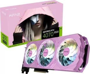 Karta graficzna KFA2 GeForce RTX 4070 SUPER EX Gamer Pink 1-Click OC 12GB GDDR6X (47SOM7MD7LKK) - Karty graficzne - miniaturka - grafika 1