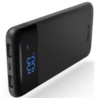 Powerbanki - Powerbank HAMA Power Pack LED10 10000 mAh Czarny - miniaturka - grafika 1