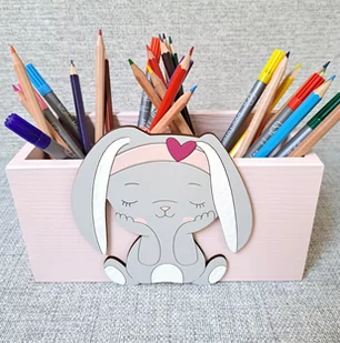Organizer na kredki dla dziecka - Przyborniki na biurko - miniaturka - grafika 1