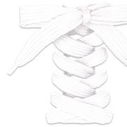 Akcesoria obuwnicze - Białe sznurowadła do butów sznurówki płaskie do obuwia 11mm długość 120cm - miniaturka - grafika 1