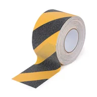 Taśmy izolacyjne i naprawcze - Taśma antypoślizgowa, grube ziarno, 100 mm x 18,3 m, 5 szt, czarno-żółty - miniaturka - grafika 1