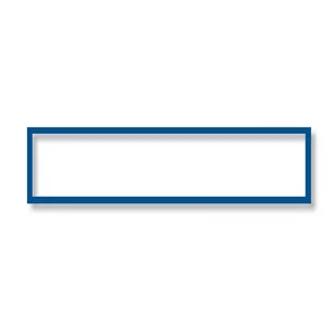 Magnetoplan Koszulka magnetyczna 232x52mm ramka niebieska 5szt 1131703 - Systemy ekspozycyjne i znaki informacyjne - miniaturka - grafika 1