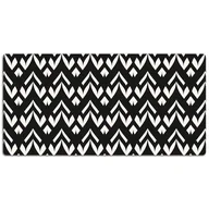 Podkładki na biurko - Mata na biurko Skandynawski czarno-biały motyw 120x60 cm - miniaturka - grafika 1