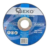 Tarcze do pił - Geko Tarcza do metalu 115x1mm INOX G00028 - miniaturka - grafika 1