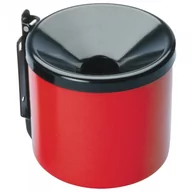 Pozostałe akcesoria barmańskie - Popielniczka ścienna samogasnąca do wnętrza i na zewnątrz czerwona śr 15cm - miniaturka - grafika 1