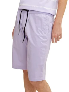TOM TAILOR Denim Męskie Jogger Bemuda szorty 1031435, 29478 - Light Orchid Purple, L - Spodenki damskie - miniaturka - grafika 1