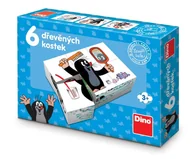 Klocki - Krecik i Przyjaciele Klocki obrazkowe 6 drewniane czeski producent dla dzieci w wieku 3+ oryginalne licencyjne - miniaturka - grafika 1