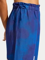 Spodnie damskie - Seafolly Spodnie materiałowe 55456-PA Niebieski - miniaturka - grafika 1