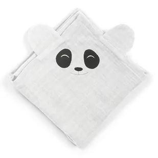 Nuuroo - 2 Pieluszki Z Organicznego Muślinu Panda White 70 X 70 Cm - Chusty do noszenia dzieci - miniaturka - grafika 1