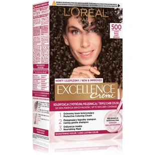 Loreal Excellence Creme 5 Jasny brąz - Farby do włosów i szampony koloryzujące - miniaturka - grafika 1