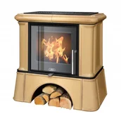 Piece wolnostojące - ABX Piecyk kaflowy Ikaria Exclusive kaflowy cokół - Tabac - miniaturka - grafika 1