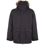 Płaszcze damskie - McKINLEY Unisex Macy płaszcz dziecięcy wielokolorowa czarny/czarny 152 - miniaturka - grafika 1