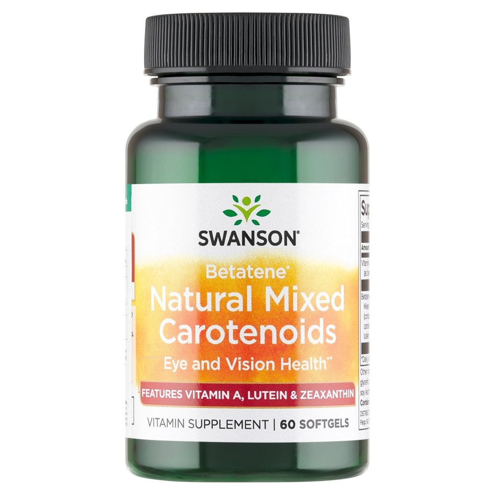 Swanson Betatene Natural Mixed Carotenoids Kapsułki, 60 szt.