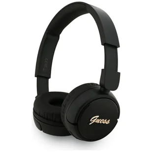 Guess 5.3 Metal Logo Script czarny - Słuchawki - miniaturka - grafika 1