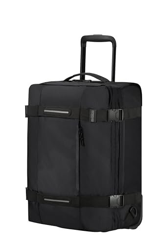 American Tourister Urban Track torba podróżna/plecak z 2 kółkami, rozmiar S, 55 cm, 45,5 l, czarna (Asphalt Black), czarny (asfalt), Reisetasche/Rucksack S (55 cm - 45.5 L), torby podróżne