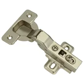 Zawiasy, okucia i inne akcesoria - Zawias meblowy puszkowy 35 wygięty 8 mm drzwiowy półwpuszczany Hydrauliczny - miniaturka - grafika 1