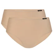 Komplety bielizny - 2 szt. Figi damskie classic blp-579 beżowe atlantic-xxl - miniaturka - grafika 1