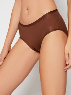 Majtki damskie - Chantelle Figi klasyczne Soft Stretch C26440 Brązowy - grafika 1