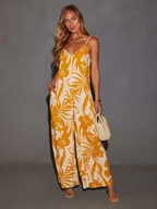 Kombinezony - Milan Kiss Kombinezon w kolorze żółto-kremowym - miniaturka - grafika 1