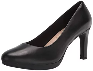 Clarks Damskie czółenka Ambyr Joy, czarna skóra, 40 EU - Czółenka - miniaturka - grafika 1