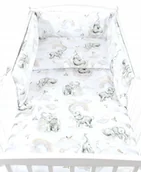 Pościel dla dzieci - BabyLux Pościel Do Łóżeczka 120x60 Dziecięca Niemowlęca 120X90 cm 4EL N127 - miniaturka - grafika 1