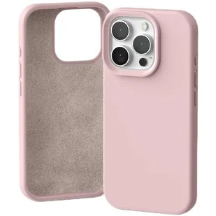 Etui MERCURY Silicone do Apple iPhone 16 Pro Piaskowy róż - Etui i futerały do telefonów - miniaturka - grafika 1