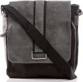 Teczki i aktówki - Belveder Mała listonoszka męska na ramię szara BV15 - miniaturka - grafika 1