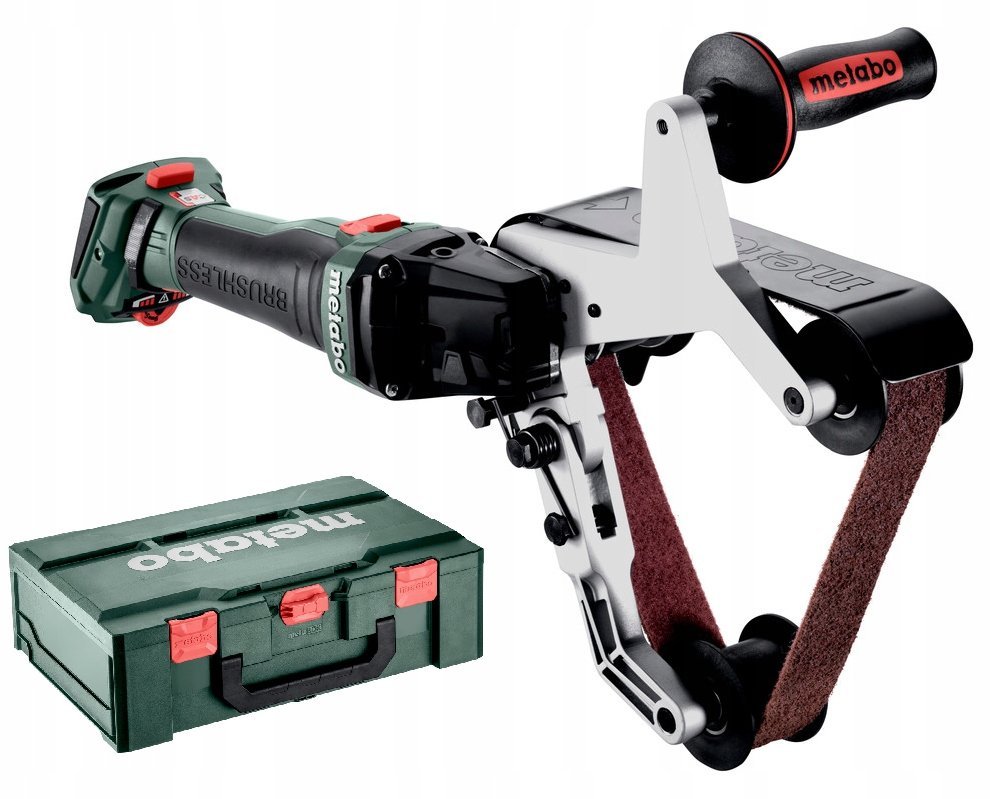 Metabo Akumulatorowa Szlifierka Taśmowa Do Rur Rbvb 18 Ltx Bl 180 18v