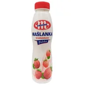 Kefiry, jogurty, maślanki - Mlekovita - Maślanka truskawkowa - miniaturka - grafika 1