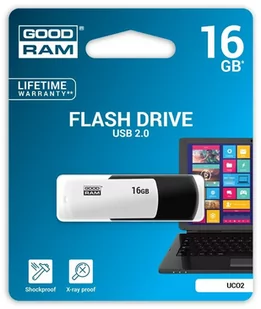 Goodram Pamięć USB GOODRAM 16GB UCO2 BLACK&WHITE USB 20 - Pendrive - miniaturka - grafika 1