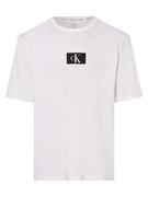 Piżamy męskie - Calvin Klein - Męska koszulka od piżamy, biały - miniaturka - grafika 1