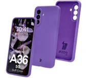 Etui i futerały do telefonów - Bizon Silikonowe Soft do Galaxy A36 5G Fioletowy - miniaturka - grafika 1