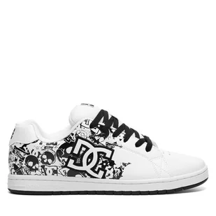 Sneakersy DC GAVELER ADYS100536-TPR Biały - Sneakersy męskie - miniaturka - grafika 1