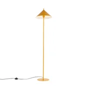Lampy stojące - QAZQA Designerska lampa podłogowa żółta - Triangolo - miniaturka - grafika 1