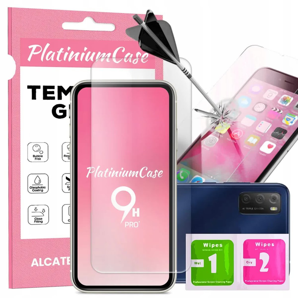 Szkło hartowane 9H szybka ekran do ALCATEL 3L 2021