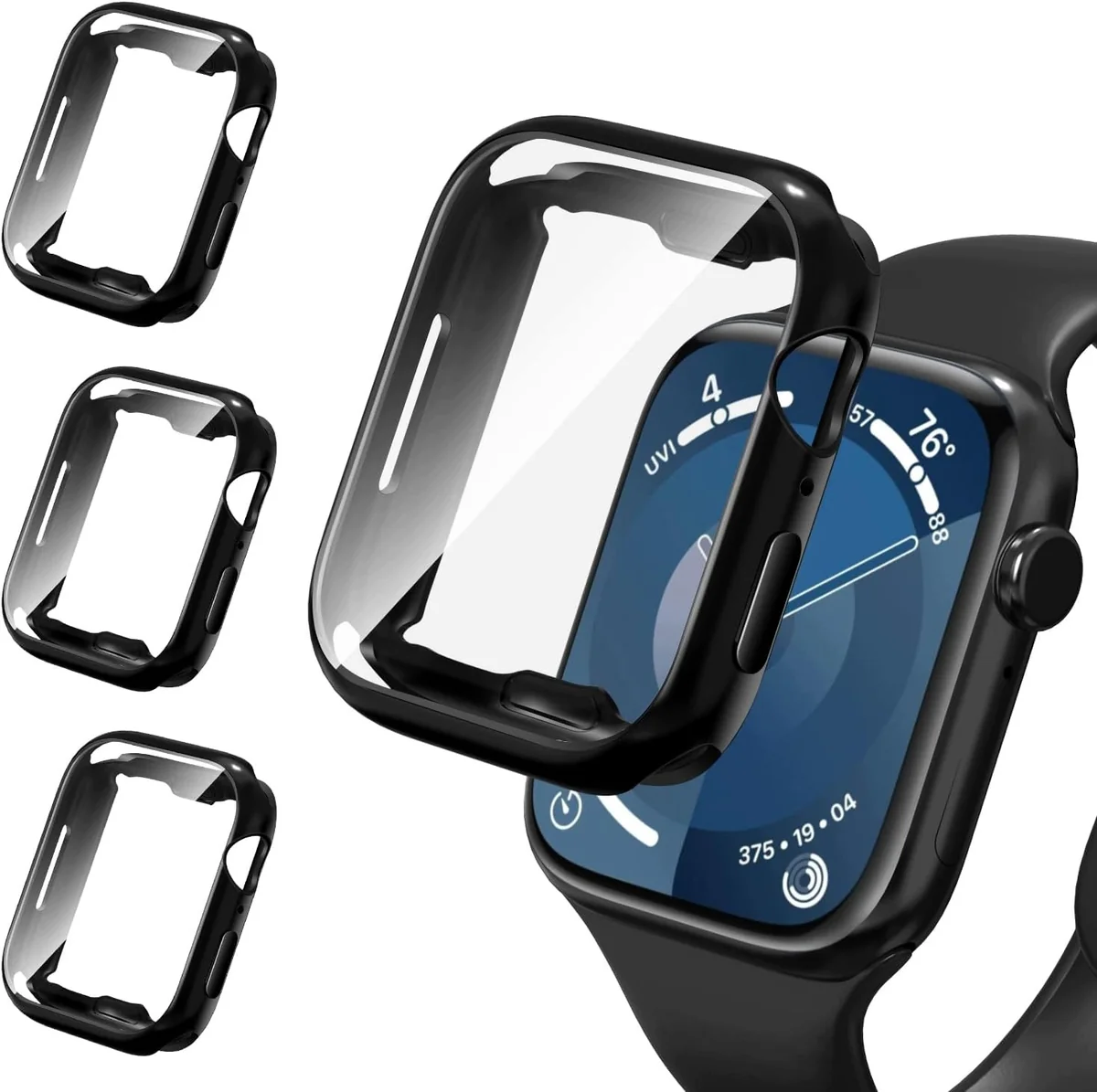ETUI 3 SZTUKI DO ZEGARKA 44 MM OSŁONA ETUI OCHRONA MIĘKKIE TPU