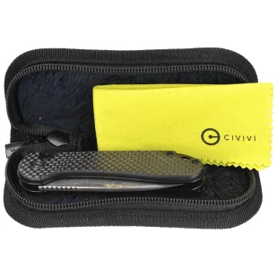 Nóż składany Civivi Button Lock Elementum II Carbon Fiber / Black G10, Damascus (C18062PB-DS1) - Noże - miniaturka - grafika 8