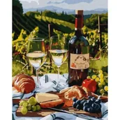 Malowanie po numerach - Ideyka Malowanie po numerach - Ulubione wino 40x50cm - miniaturka - grafika 1