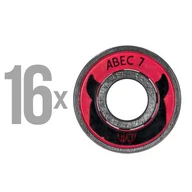 Akcesoria do skatingu - Wicked, Łożyska do rolek, Abec 7 Freespin 608, 16 szt. - miniaturka - grafika 1