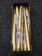 Świece - Świeca świece tradycyjna parafinowa 5 sztuk złota świąteczna - miniaturka - grafika 1