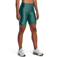 Spodenki damskie - Damskie Spodenki UNDER ARMOUR ARMOUR BIKE SHORT 1360939-722 – Zielony - miniaturka - grafika 1