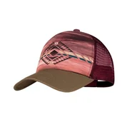 Czapki i chusty sportowe męskie - Czapka z daszkiem Buff Trucker Cap Sykora Maroon - miniaturka - grafika 1