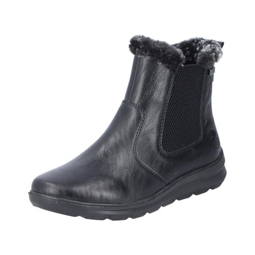 Rieker Damskie botki Z0061, czarne, rozmiar 39 EU, czarny, 39 EU