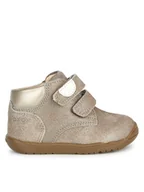 Buty dla dziewczynek - Geox Trzewiki B Macchia Girl B164PC 07722 C9006 Szary - miniaturka - grafika 1